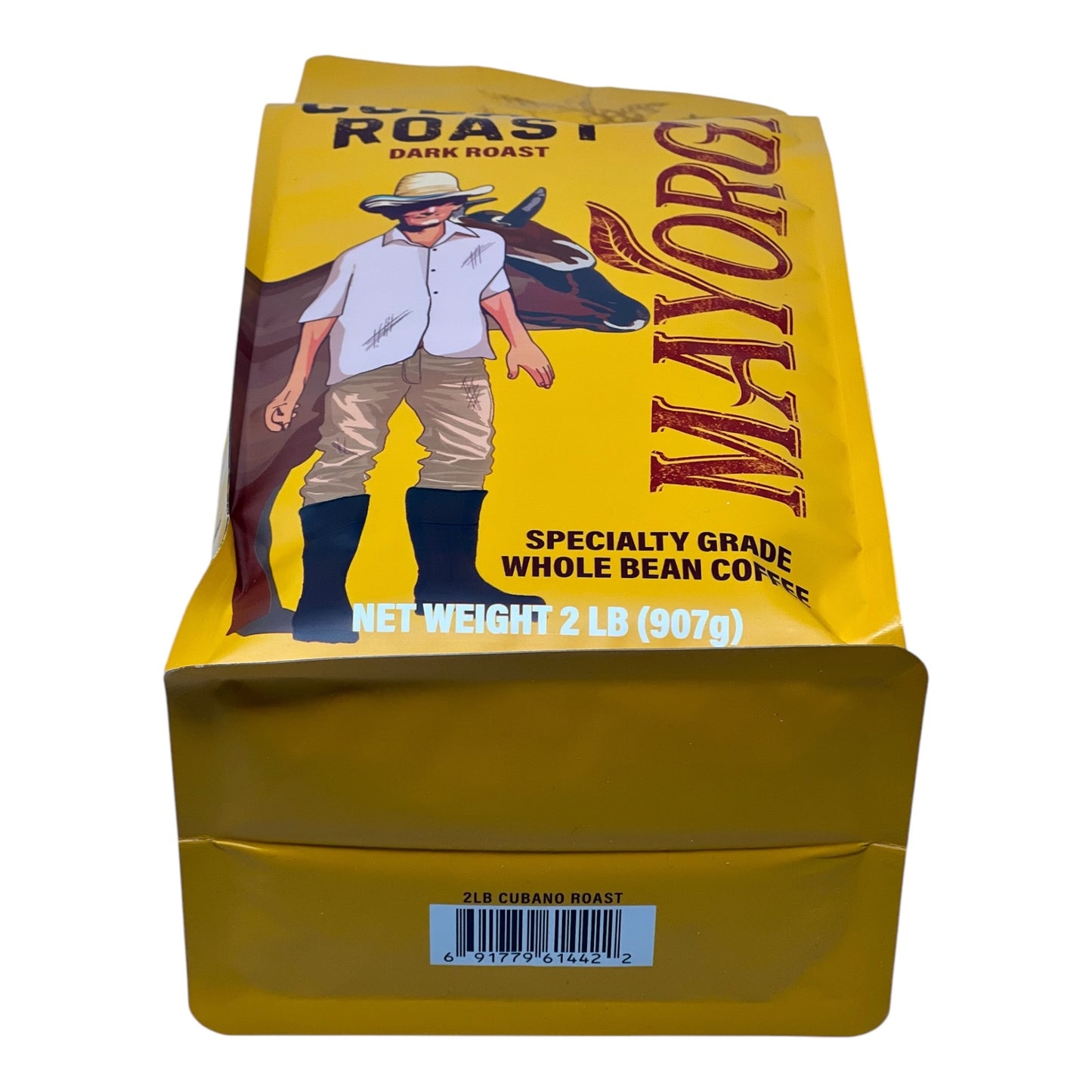 Mayorga Organic Cubano Roast Coffee – 2 lb Whole Bean, Dark Roast, Bold & Smooth, USDA Certified