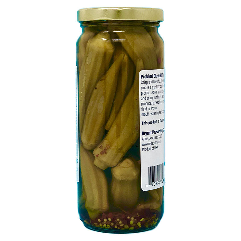 Old South Crisp Hot Pickled Okra - 16 fl oz / 473ml 2