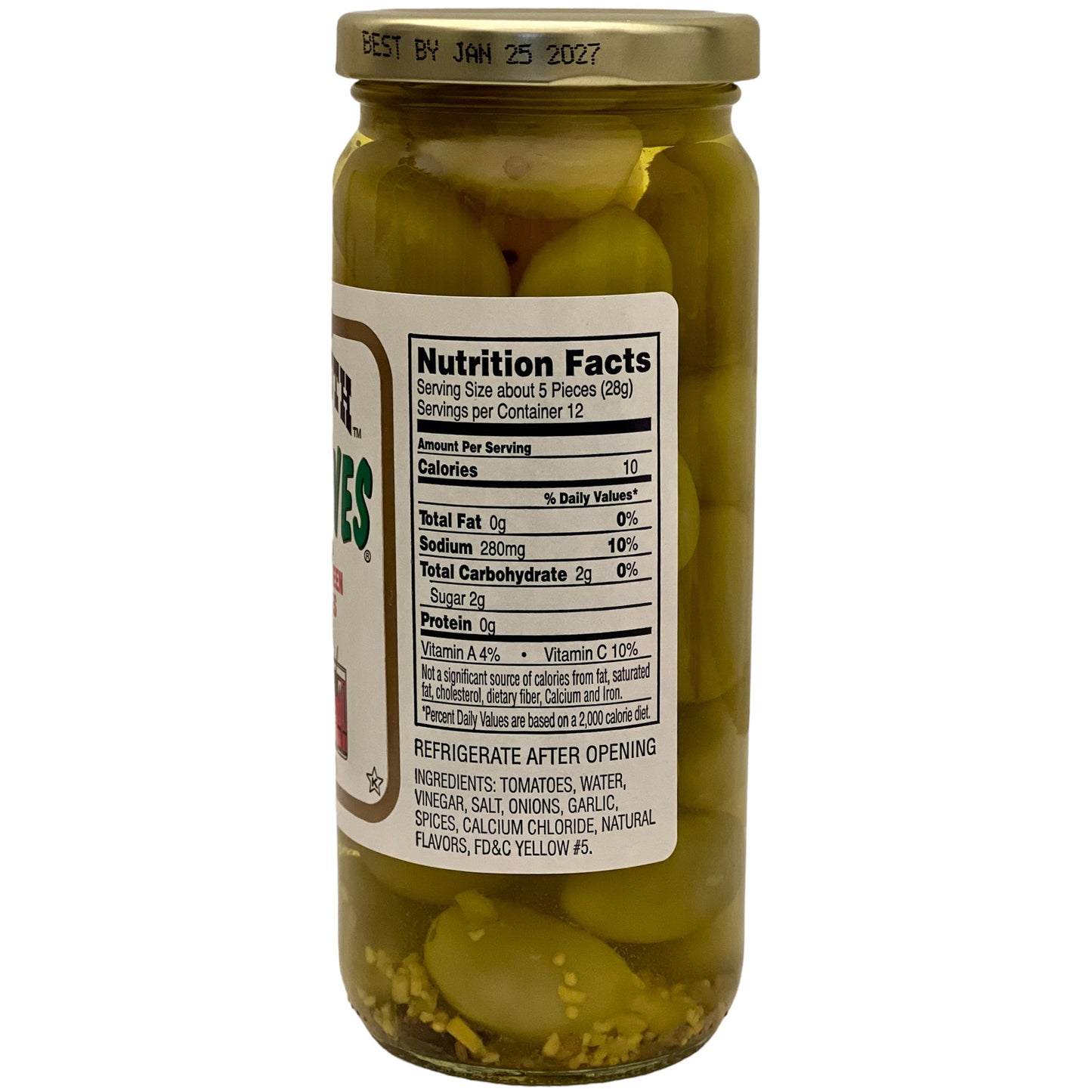 Old South Tomolives Brand Pickled Green Tomatoes - 16 oz