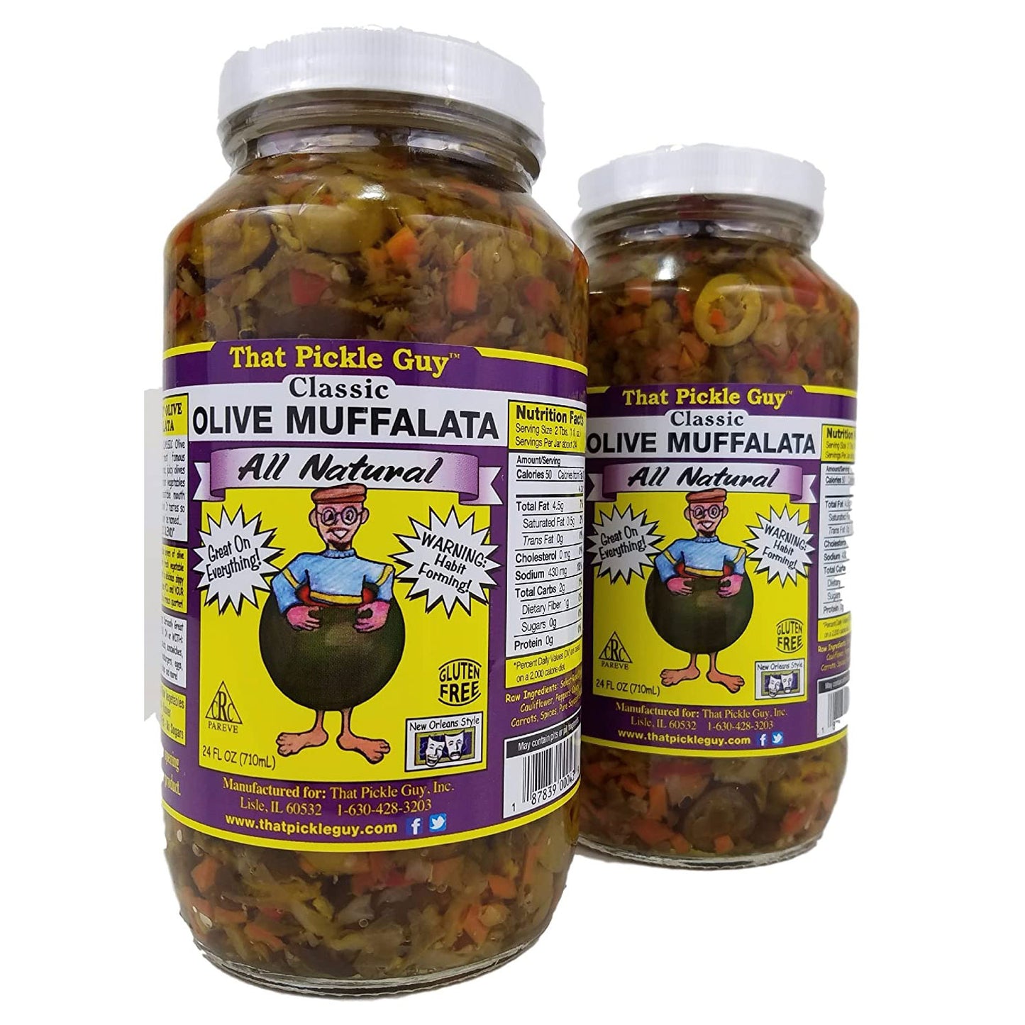 That Pickle Guy Classic Olive Muffalata (2 Pack, 24oz each)