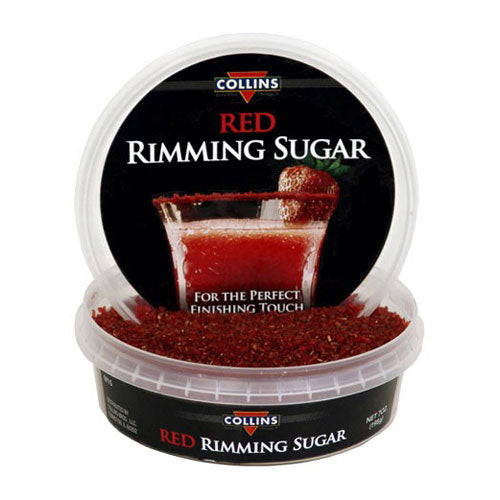 Collins Red Rimming Sugar 7oz 1