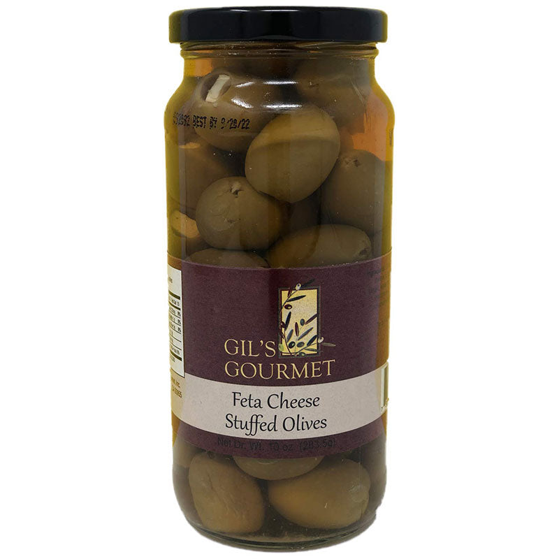 Gil's Gourmet Feta Cheese Stuffed Olives (10 oz) 1