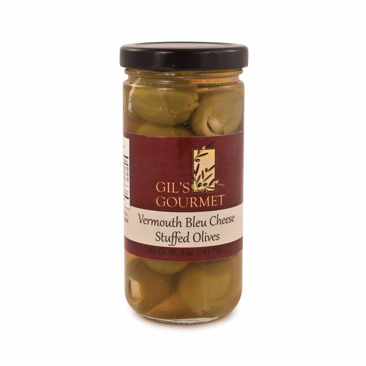 Gil's Gourmet Vermouth Bleu Cheese Olives - (5 oz) 1