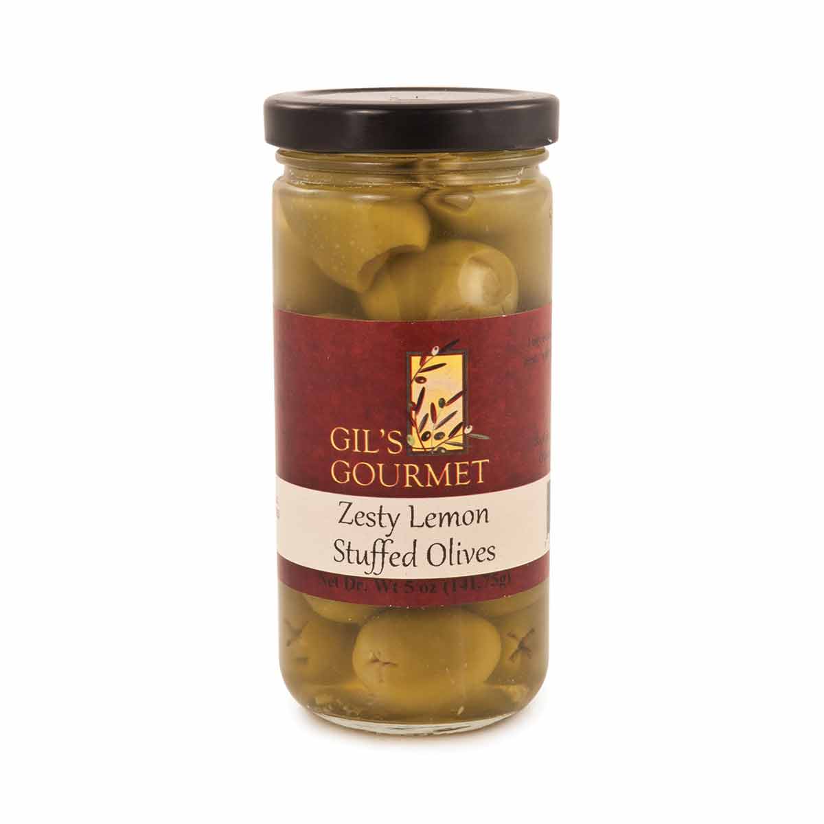Gil's Gourmet Zesty Lemon Stuffed Olives (5 oz) 1