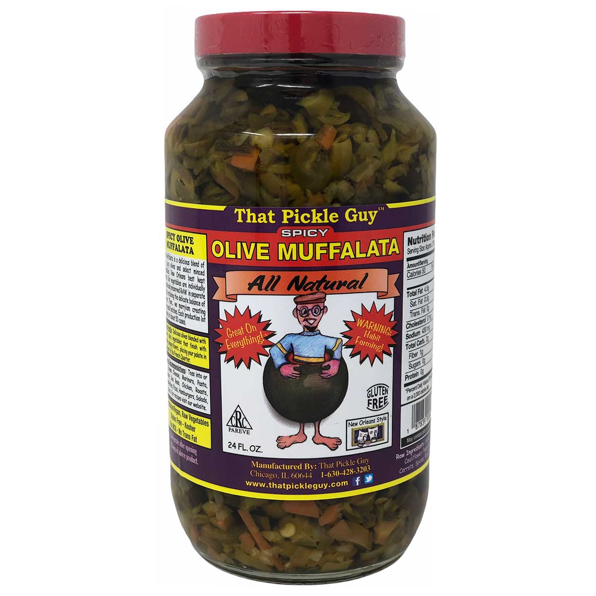 That Pickle Guy New Orleans Style Spicy Olive Muffalata - 24 oz