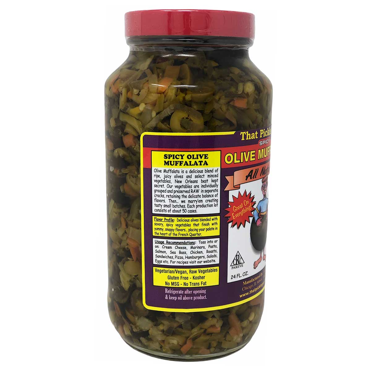 That Pickle Guy New Orleans Style Spicy Olive Muffalata - 24 oz