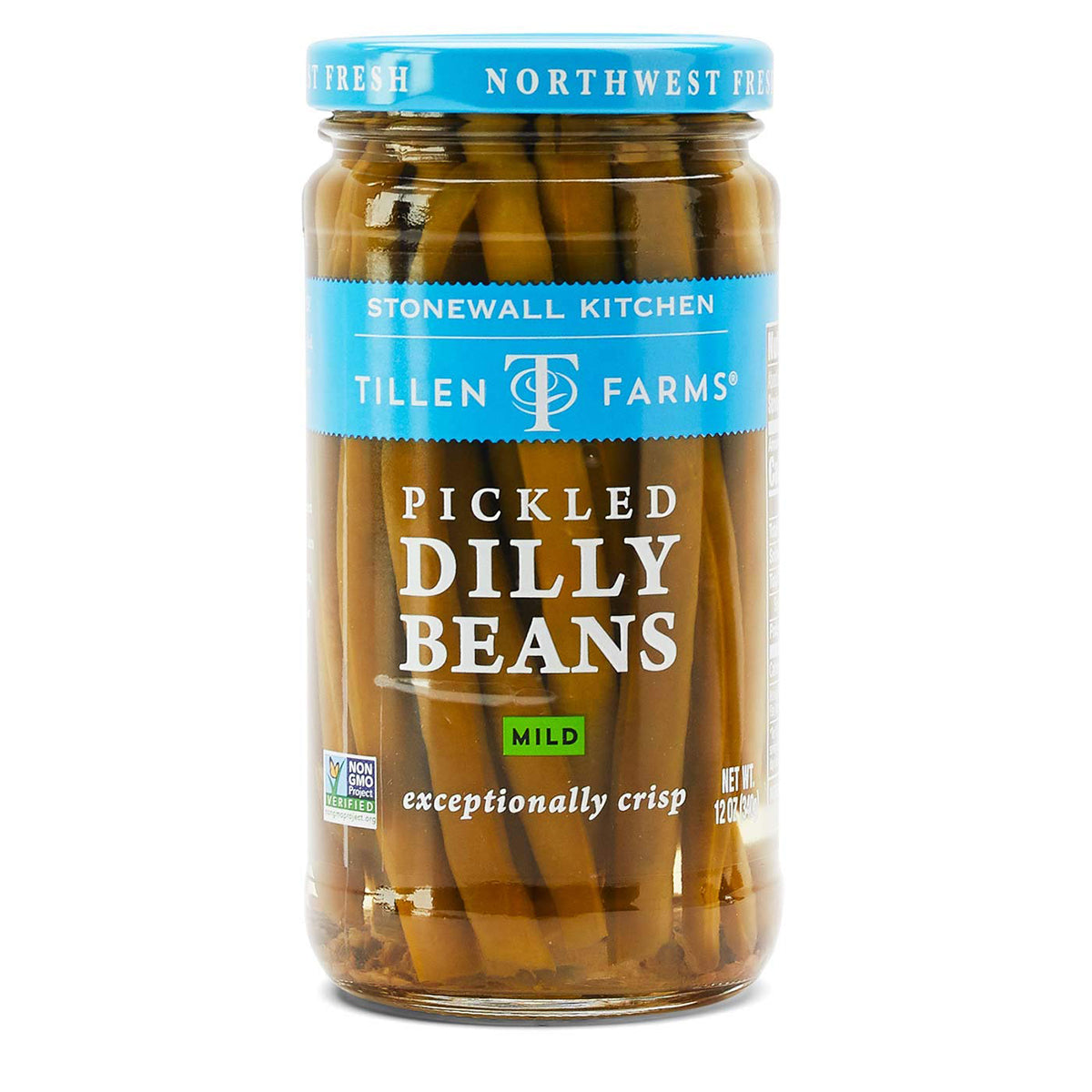 Tillen Farms Mild Pickled Dilly Beans - 12 oz