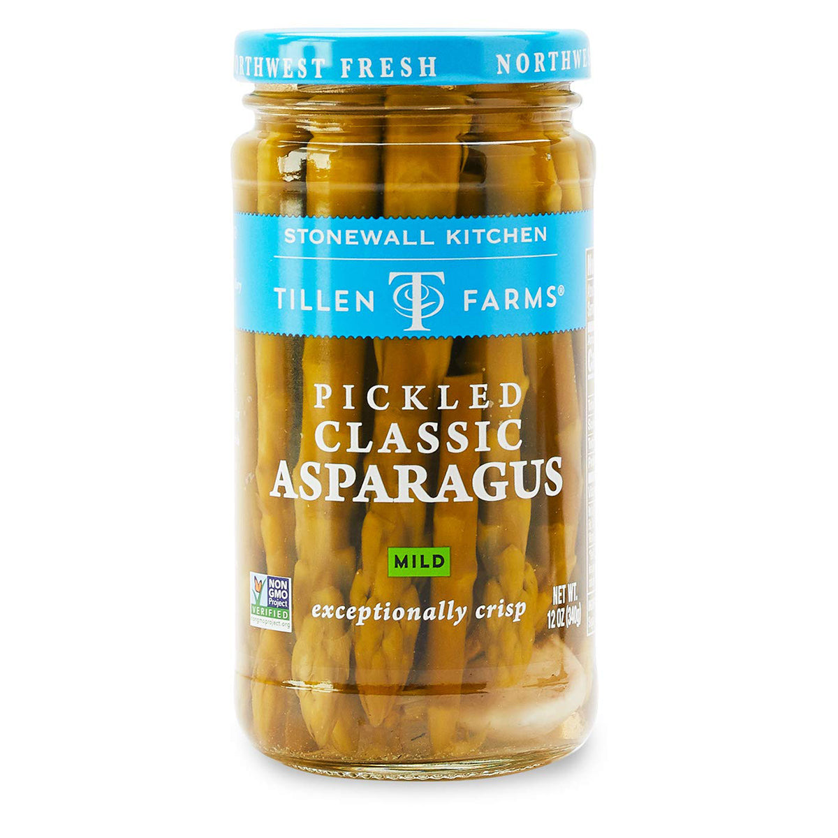 Tillen Farms Mild Pickled Crispy Asparagus - 12 oz