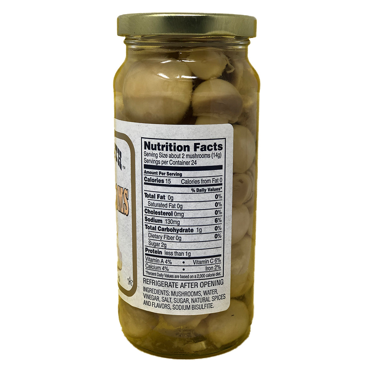 Old South Pickled Mushrooms - 16 oz / 454g 2